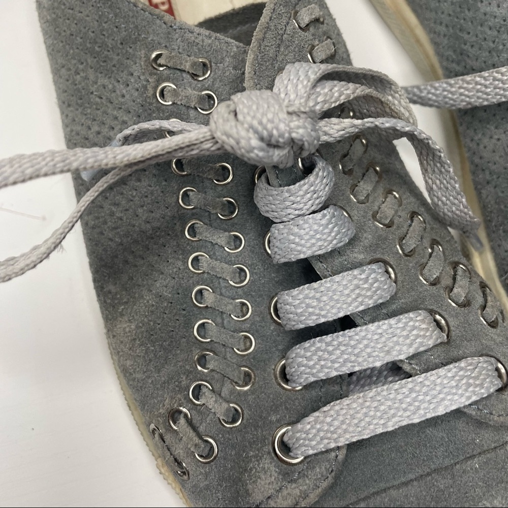 Prada Grey Suede Sneakers - Picture 3 of 7